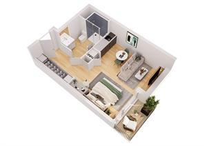 appartement neuf à la vente -   35510  CESSON SEVIGNE, surface 27 m2 vente appartement neuf - UBI387999831